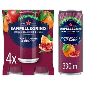 San Pellegrino Pomegranate & Orange 4 x 330ml