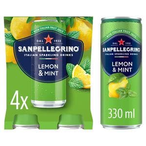 San Pellegrino Lemon & Mint 4 x 330ml