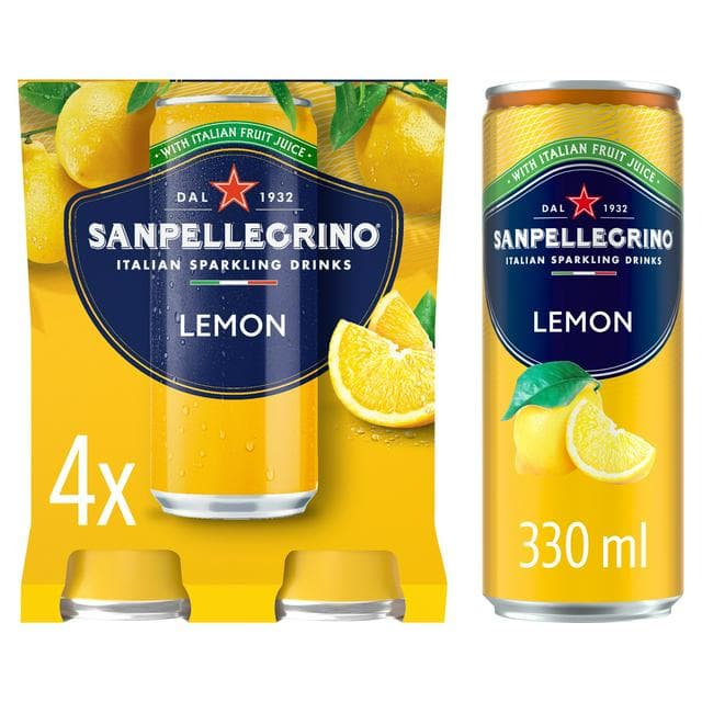 San Pellegrino Lemon 4 x 330ml - gallery image 1