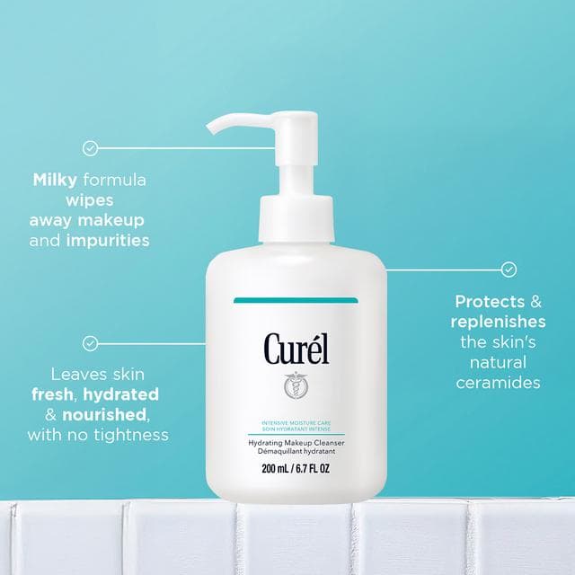 Curél Hydrating Makeup Cleanser for Dry Sensitive Skin 200ml - gallery image 3