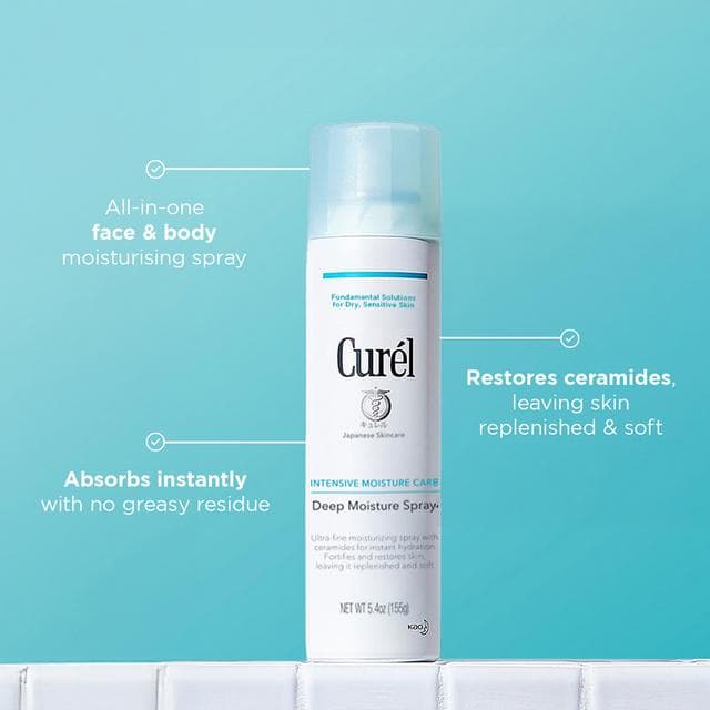 Curél Deep Moisture Spray for Dry Sensitive Skin Face & Body 144ml - gallery image 3