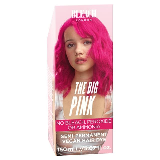 Bleach London the Big Pink Semi Permanent Vegan Hair Dye 150ml - gallery image 1