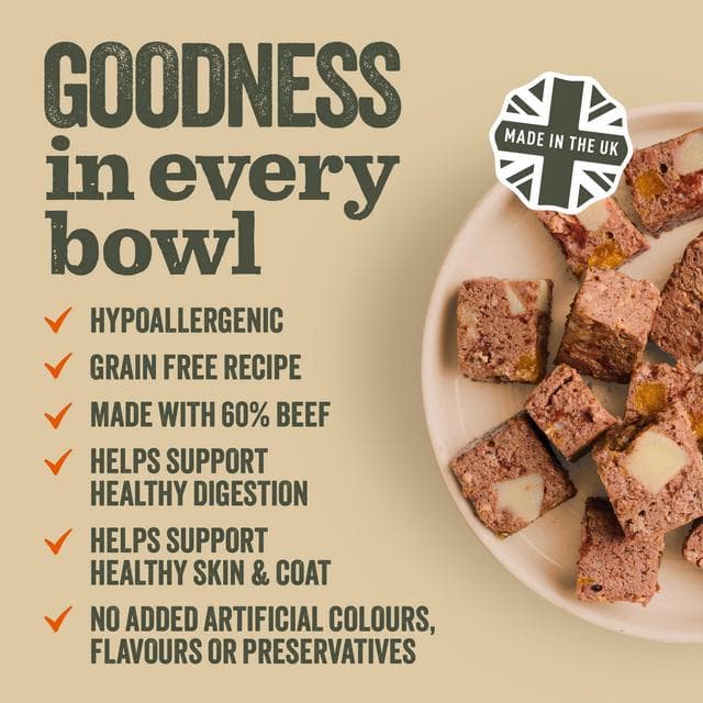 Sainsbury's Natures Goodness Adult Beef Dog Food 150g - gallery image 2