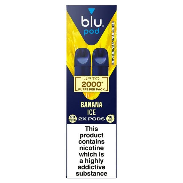 blu Pod Banana Ice Vape Pods 20mg/ml - gallery image 1