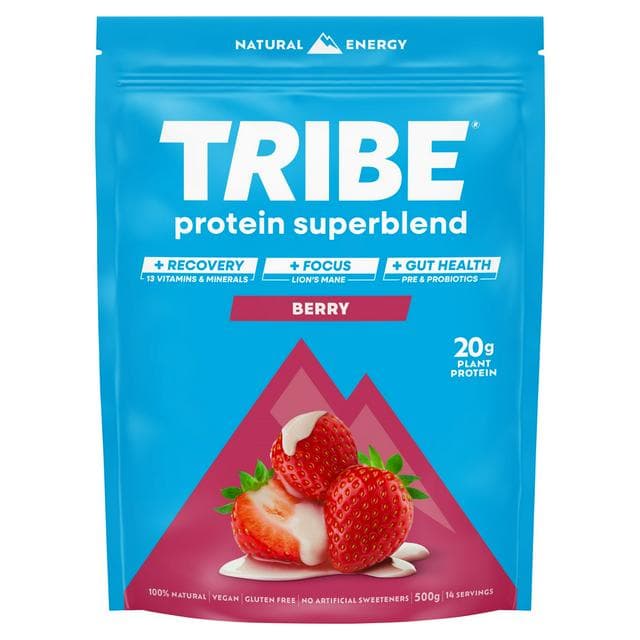 Tribe Protein Superblend Berry 500g - gallery image 1