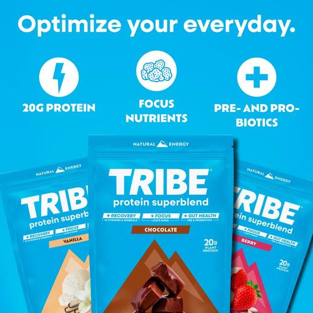 Tribe Protein Superblend Berry 500g - gallery image 4