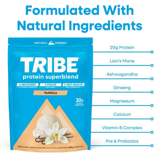Tribe Protein Superblend Vanilla 500g - gallery image 5