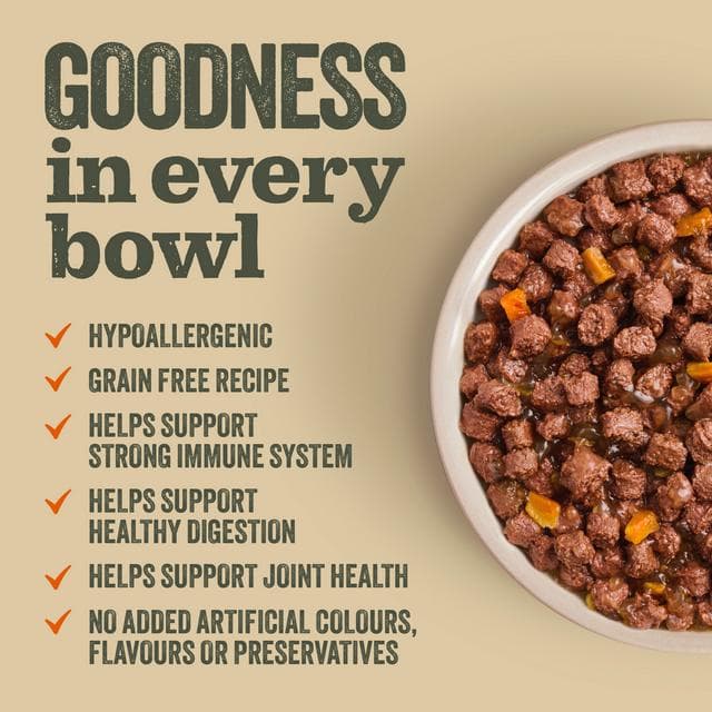 Sainsbury's Nature's Goodness Meaty Selection in Jelly Senior Dog Food 7+ Years 12 x 100g - gallery image 2