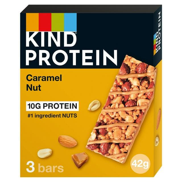 Kind Caramel Nut Protein Bars 3 x 42g - gallery image 1