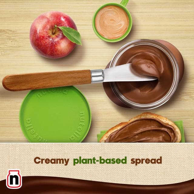 Nutella Plant Based Hazelnut & Chocolate Spread 350g - gallery image 3