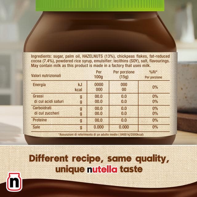 Nutella Plant Based Hazelnut & Chocolate Spread 350g - gallery image 5