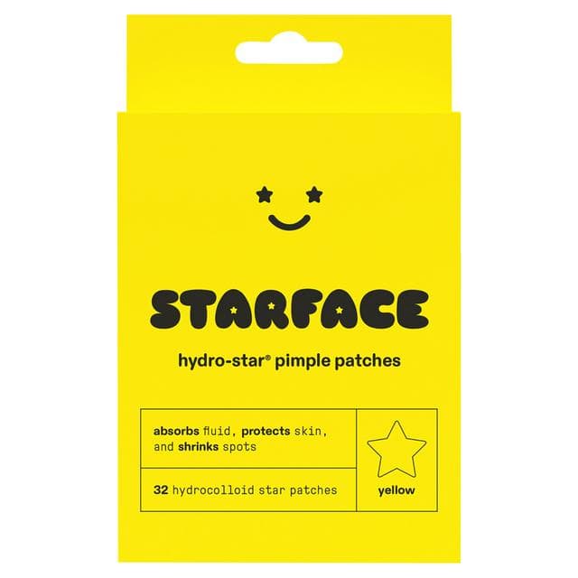 Starface Hydro Star Pimple Patches Yellow x32 - gallery image 1
