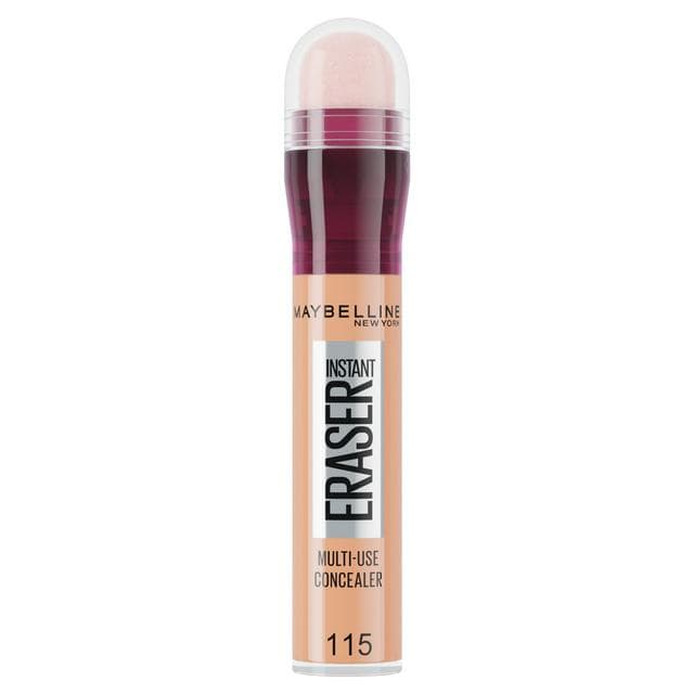 Maybelline Instant Anti Age Eraser Eye Concealer Ultra Blendable Formula 115 Warm Light - gallery image 1