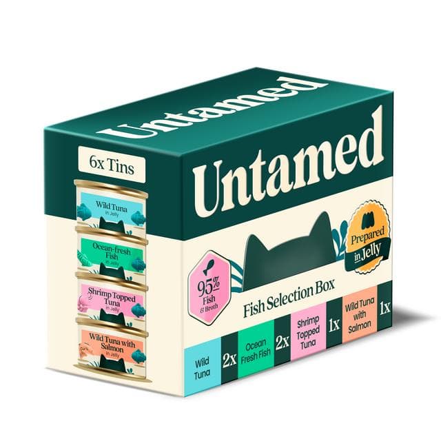 Untamed Wet Cat Food in Jelly Fish Selection Box 6 x 75g - gallery image 2