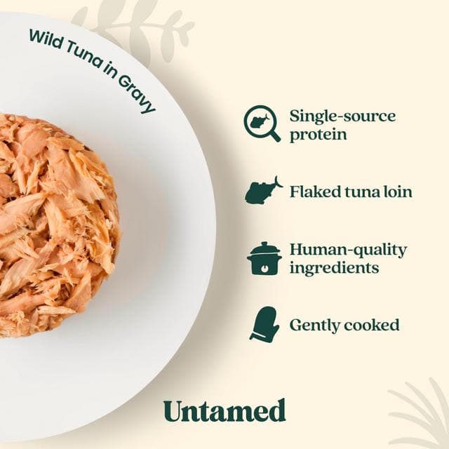 Untamed Wet Cat Food in Gravy Fish Selection Box 6 x 75g - gallery image 4