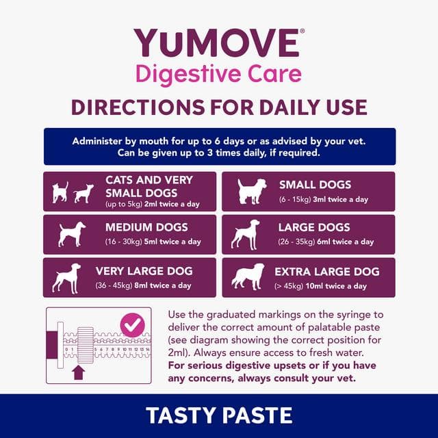 Yumove Digestive Care Rapid for All Dogs & Cats Tasty Paste 30ml - gallery image 4