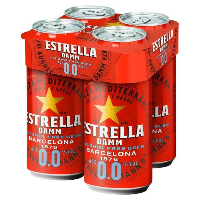 Estrella Damm Alcohol Free Beer Barcelona 440ml - gallery image 1
