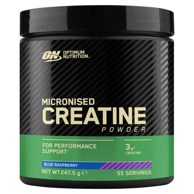 Optimum Nutrition Blue Raspberry Micronised Creatine Powder 247.5g - gallery image 1