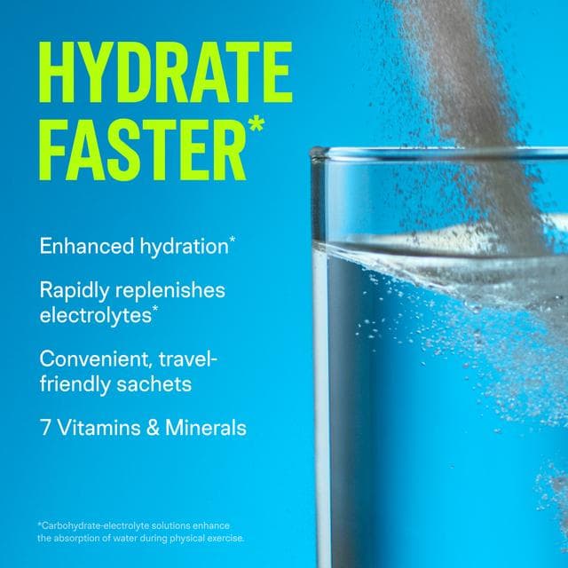 Liquid IV Hydration Multiplier 3 x Sachets Strawberry Electrolyte Powder Mix Food Supplement - gallery image 4