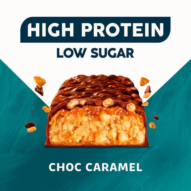 Trek High Protein Low Sugar Choc Caramel Flavour 3 x 44g - gallery image 3