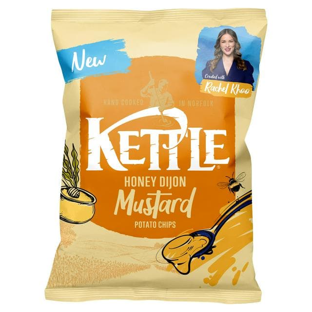 Kettle Honey Dijon Mustard Potato Chips 130g - gallery image 1