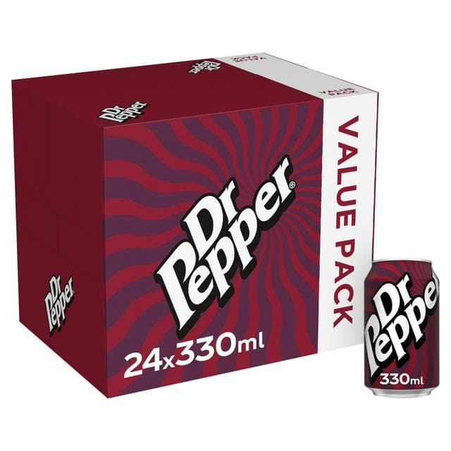 Dr Pepper 24 x 330ml Cans - gallery image 1