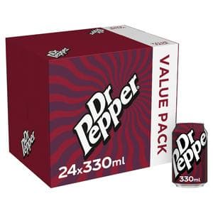 Dr Pepper 24 x 330ml Cans