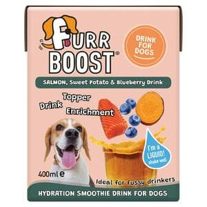 Furr Boost Salmon, Sweet Potato & Blueberry Drink for Dogs 400ml