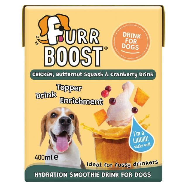 Furr Boost Chicken, Butternut Squash & Cranberry Drink for Dogs 400ml - gallery image 1
