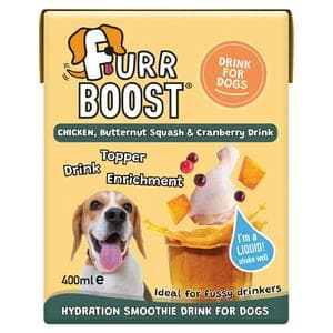Furr Boost Chicken, Butternut Squash & Cranberry Drink for Dogs 400ml