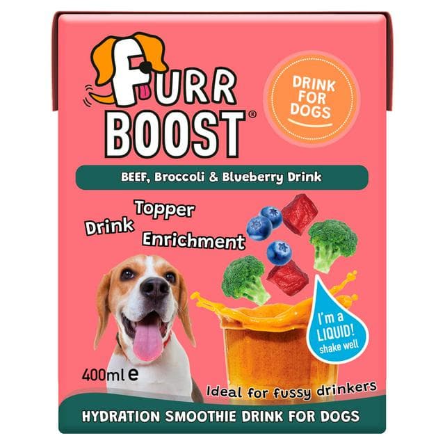 Furr Boost Beef, Broccoli & Blueberry Drink for Dogs 400ml - gallery image 1