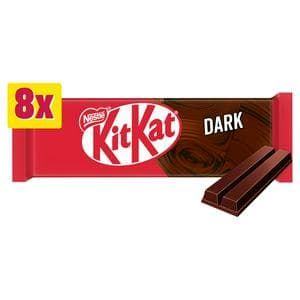 KitKat 2 Finger Dark Chocolate Biscuit Bar Multipack 8 x 20.7g