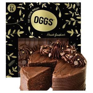 OGGS Rich Velvety Chocolate Fudge Cake