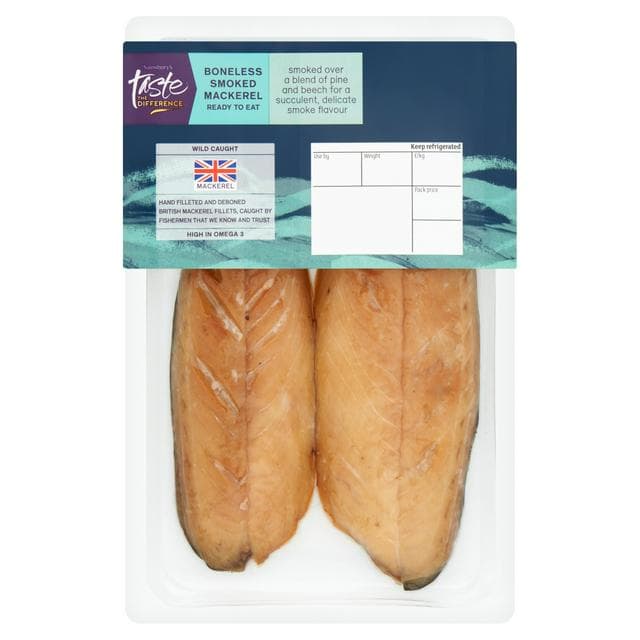 Sainsbury's 140g Boneless Smoked Mackerel, Taste the Difference - gallery image 1
