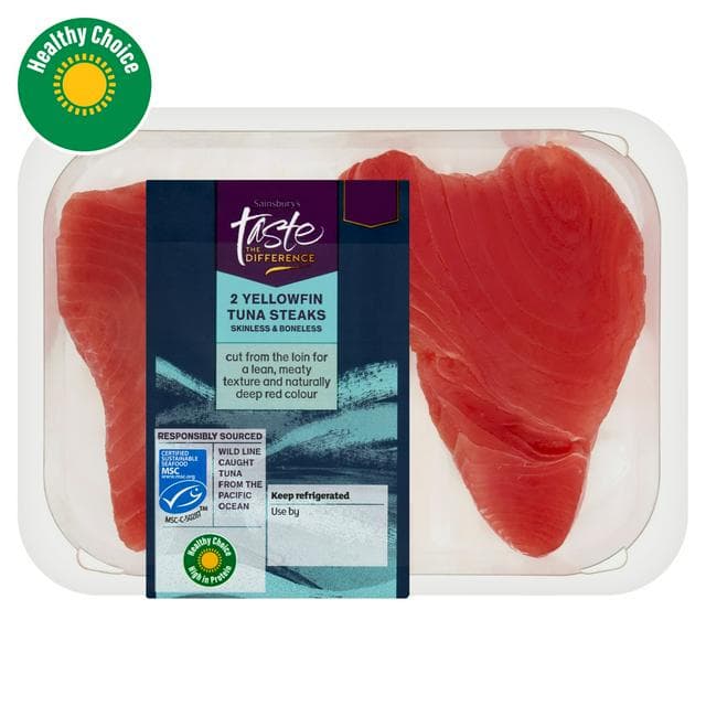 Sainsbury's Yellowfin Tuna, Taste the Difference 240g - gallery image 1