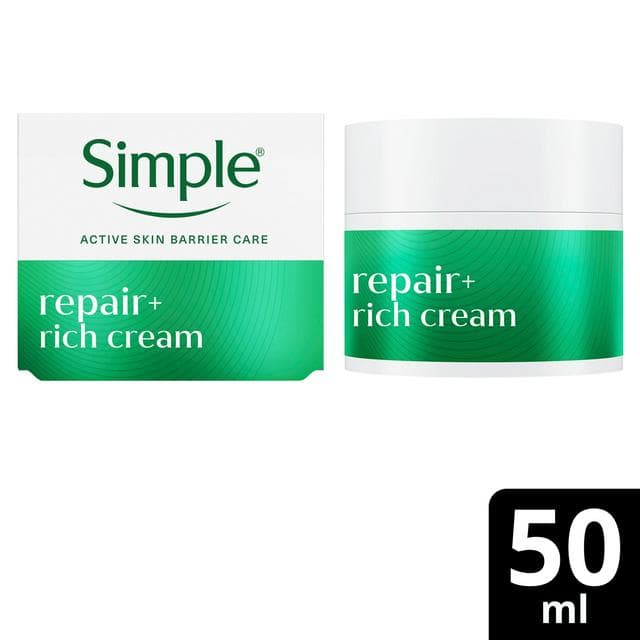 Simple Facial Moisturiser Repair+ 50ml - gallery image 1