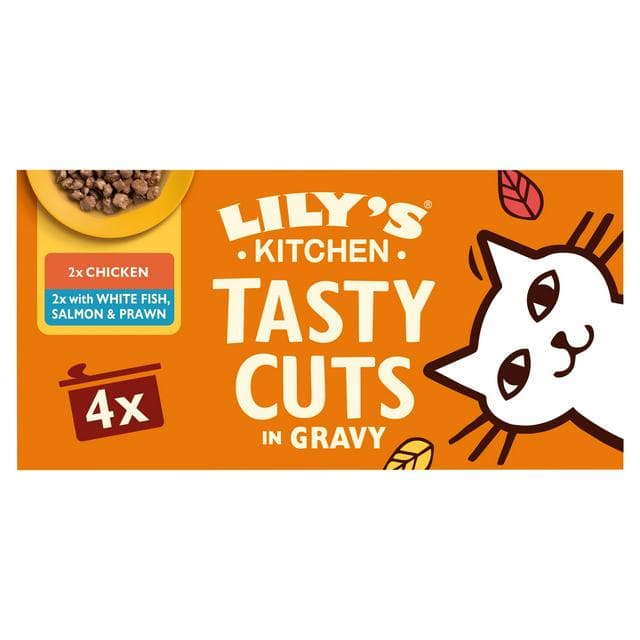 Lily's Kitchen Tasty Cuts in Gravy Multipack for Adult Cats 4 x 85g - gallery image 1
