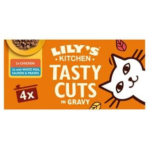Lily's Kitchen Tasty Cuts in Gravy Multipack for Adult Cats 4 x 85g