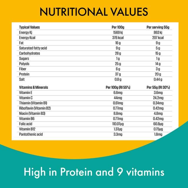 Fulfil Dark Chocolate Salted Caramel Flavour Vitamin & Protein Bar 55g - gallery image 5