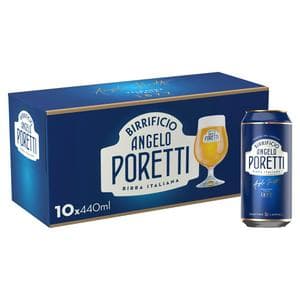 Birrificio 10 x 440ml Angelo Poretti Premium Lager Beer Cans