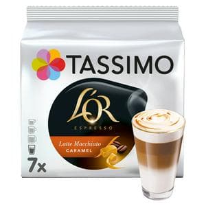 Tassimo L'OR Caramel Latte Macchiato Coffee Pods x7