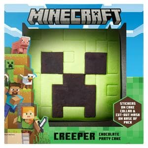 Minecraft Creeper Chocolate Party Cake