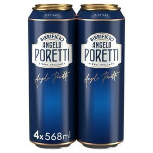 Birrificio Angelo Poretti 4 x 568ml Lager Beer Cans