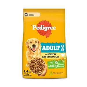 Pedigree Complete Adult Dry Dog Food Poultry & Vegetables 1.4kg