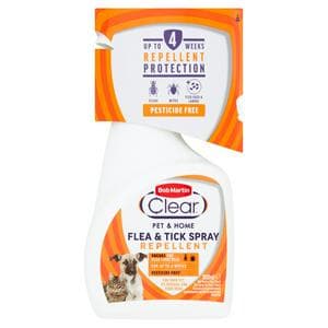 Bob Martin Clear Pet & Home Flea & Tick Spray Repellent 300ml