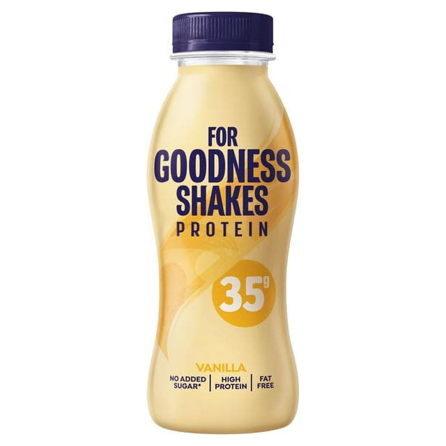 For Goodness Shakes Vanilla Flavour Protein 330ml - gallery image 1