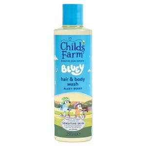 Childs Farm Bluey Hair & Body Wash Gentle Tear Free Formula for Kids Babies & Sensitive Skin 250ml