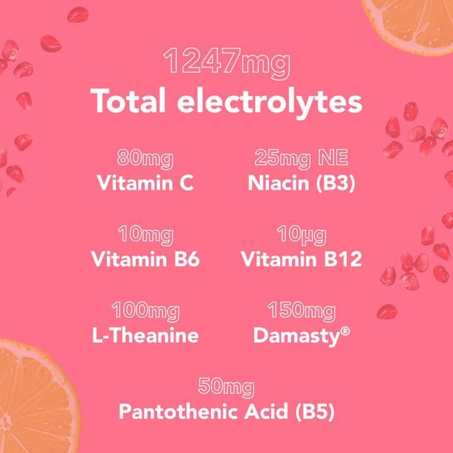 Zooki Electrolytes + Skin Radiance Food Supplement Pomegranate Lemon 5.1g - gallery image 2
