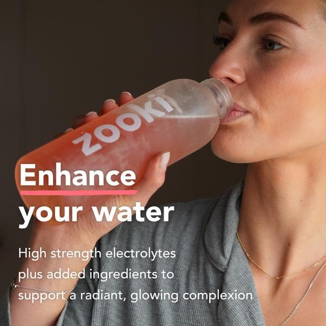 Zooki Electrolytes + Skin Radiance Food Supplement Pomegranate Lemon 5.1g - gallery image 4