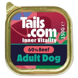 Tails.com Inner Vitality 60% Beef Adult Dog Food 1-7 Years 150g